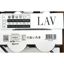 Lav Set de 4 Vasos 34 cl Best Offer - Colección Vega (12 Cajas)