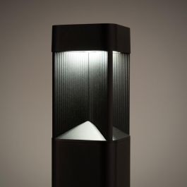 Baliza LED Lámpara de Pie Exterior 60cm 10W 2700K Blanco Cálido IP54 IK08 Aluminio Negro Diseño Minimalista SL-CPD07-A-600-WW