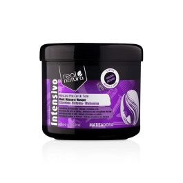 Máscara Sem Sal Pro-Cor y Tom Matizante 500ml - Real Natura - Neutraliza tonos amarillentos en cabello blanco y rubio Precio: 6.89000015. SKU: B1AV3MRRB9