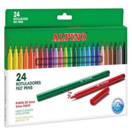 Alpino Rotuladores Larga Duración Estuche De 24 Colores Surtidos Precio: 3.50000002. SKU: B1FSPX5AXT
