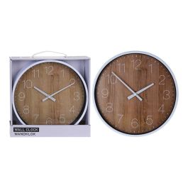 Reloj para pared efecto madera ø25cm. Precio: 8.94999974. SKU: B1GM2XED8R