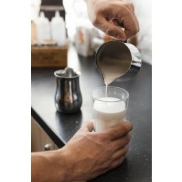My Bar Lechera Inox 700Ml 9 cm Ancho x 12 cm Alto x 14 cm Largo (12 Unidades)