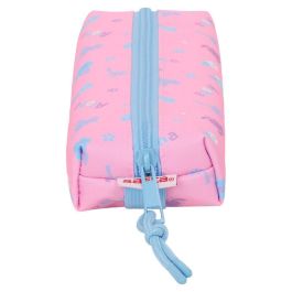 Safta Estuche Portatodo Stitch Bright Rectangular con Goma Elástica 40x220x70 mm