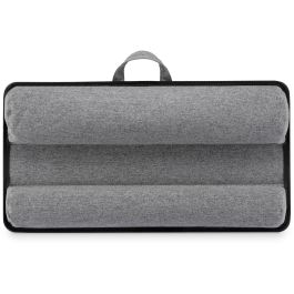 Digitus Escritorio Soporte para Portátil hasta 17'' (43.2cm) con Ranura Móvil y Alfombrilla de Ratón, Algodón/Plástico, Gris