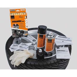 Goma Líquida para Coches Foliatec Negro 400 ml (2 pcs)