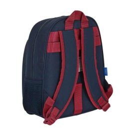 Mochila Escolar F.C. Barcelona Azul Granate (27 x 33 x 10 cm)