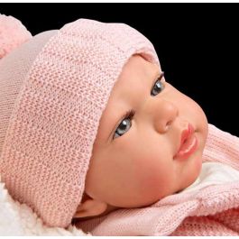 Muñeca reborn arias 40 cm marta rosa c/manta Muñeca reborn arias 40 cm marta rosa c/manta