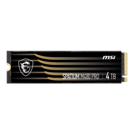 MSI S78-440R050-P83 SSD SPATIUM M480 PRO 4TB M.2 PCIe 4.0 NVMe 3D NAND 7400/7000 MB/s para PC/Portátil