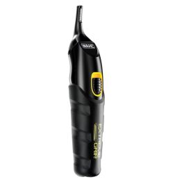 Wahl 09893-0460 Multigroomer con/sin Cable para Nariz, Orejas y Cejas, Agarre Extremo Avanzado, 4 Cabezales Intercambiables y 8 Peines Guía