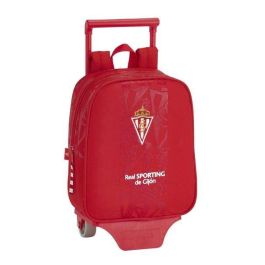 Cartera Escolar Safta Con Carro Sporting De Gijon 220x280x100 mm Cartera Escolar Safta Con Carro Sporting De Gijon 220x280x100 mm