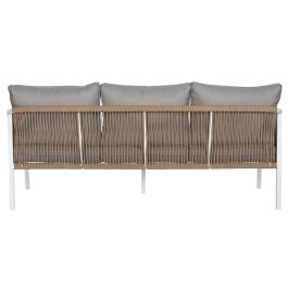 Sofa Terraza Y Jardin DKD Home Decor Blanco Natural 73 x 84 x 189 cm Set de 4 Sofa Terraza Y Jardin DKD Home Decor Blanco Natural 73 x 84 x 189 cm Set de 4