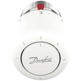 Danfoss RA/V, BIS Termostato Inteligente para Calefacción con Sensor Incorporado y Rango 7-28°C