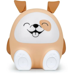 Bigben Interactive BIG1720484467997 Altavoz luminoso y luz nocturna de Perro, Bluetooth 5.0, 15W, Batería USB-C