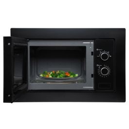 Continental Edison CEMO20EBM Microondas empotrable Negro 1200W 21L L59,5 x H33,7 x D38,5 cm