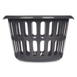 Cesto Redondo Kipit 40 cm Diámetro Calado Antracita - 27 Litros (18 Unidades) Cesto Redondo Kipit 40 cm Diámetro Calado Antracita - 27 Litros (18 Unidades)