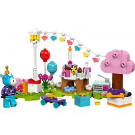 LEGO 77046 Animal Crossing Fiesta de Cumpleaños de Azulino - Juguete Construible con Accesorios para Niños +6 Años