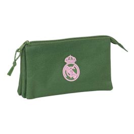 Safta Portatodo Triple Real Madrid Chica Caqui 22x12x3 cm
