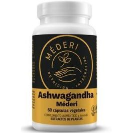 MEDERI NUTRICION INTEGRATIVA Ashwagandha 60 Veg Caps - Extracto Raíz 500mg 5% Withanólidos, Con Bambú 70% Sílice Precio: 36.4999998. SKU: B142WAGJZW