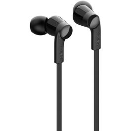 Belkin Auricular Universal USB-C con Micrófono Negro IPX5 Sonido Alta Fidelidad Resistente al Sudor
