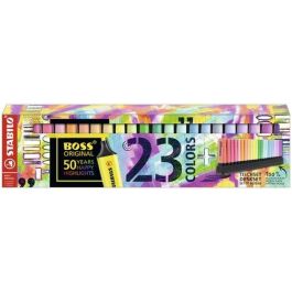 Stabilo Rotulador fluorescente Boss Original Deskset estuche 23 unidades colores surtidos punta biselada 2-5mm antisecado Precio: 25.4999998. SKU: S8417718