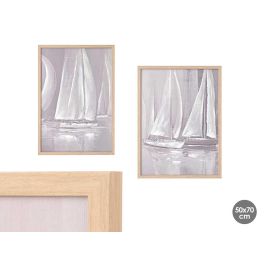 Cuadro Lienzo Marco Natural Velero 50x70 cm - Giftdecor (6 Unidades) Precio: 111.7900003. SKU: B1GZYNPH9M