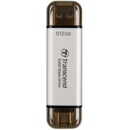 Transcend ESD310S SSD Externo 512GB USB 10Gbps Tipo C/A Plata Precio: 113.50000013. SKU: B19EPW4QRC