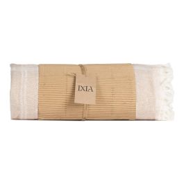 Colcha Cuadros Camel Algodón 250 X 260 cm