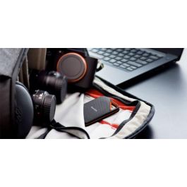 SanDisk Extreme PRO Portable SSD 2000 GB USB Tipo C, Lectura/Escritura 2000 MB/s, Negro, SDSSDE81-2T00-G25