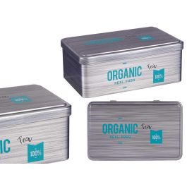 Bote Hojalata Rectangular Organic Te Kinvara 11X7CM (24 Unidades) Precio: 63.50000019. SKU: B1FF9W2TY8