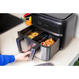 Pyrex Prepware Fuente Rectangular de Vidrio Transparente 23x15 cm - 1.1 L, Resistente a Rayaduras y Apta para Horno, Microondas y Congelador