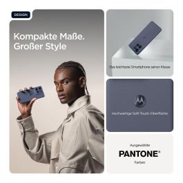 Motorola Moto Edge 60 Neo - Smartphone 5G con 12 GB RAM, 256 GB, Pantalla P-OLED 120Hz, Cámara 50 MP Sony LYTIA, Batería 5000 mAh, Android 15 - Color Gris