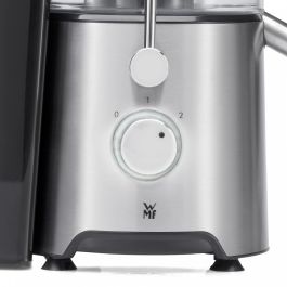 WMF 61.3022.2145 Kult X - Extractor de zumo 500W, 1.8L pulpa, 1.2L zumo, 2 velocidades, acero inoxidable/negro