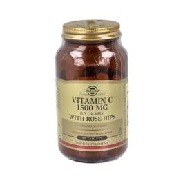 Solgar ROSE HIPS C 1500mg Cápsulas 90 Unidades - Vitamina C, Potente Antioxidante, Refuerzo Inmune y Colágeno, Vegano, Sin Azúcar Precio: 22.4999995. SKU: B13F6BZKR9