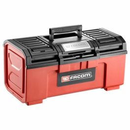 Facom Caja de Herramientas Polipropileno 19" con Cierres Metálicos y 20 Herramientas Variadas: Destornilladores, Llaves, Martillo.