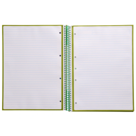 Antartik Cuaderno espiral micro A4 tapa dura 80 hojas 90 gr impresión horizontal