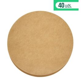 Algon Set 40 Hojas de Papel Redondo para Airfryer 20 cm (24 Unidades)