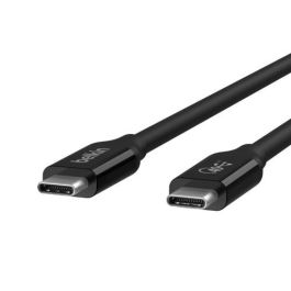 Belkin INZ001bt0.8MBK Cable USB4 USB-C/USB-C 40 Gbit/s 100W 0.8m Negro