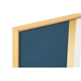 DKD Home Decor Cuadro Moderno Hojas Multicolor Dorado Aluminio MDF 2 Unidades 3 x 60 x 180 cm