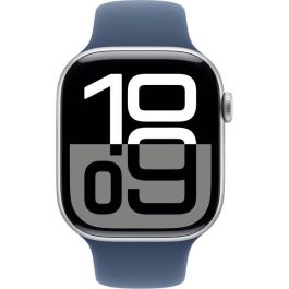Apple Watch Series 10 GPS - 46 mm - Caja de aluminio plateada - Correa deportiva vaquera - M/L Apple Watch Series 10 GPS - 46 mm - Caja de aluminio plateada - Correa deportiva vaquera - M/L