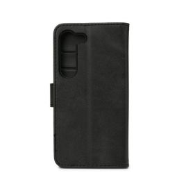 eSTUFF Funda WALES Billetera de Piel PU para Samsung Galaxy S24 - Soporte, 3 Tarjetas, Negra