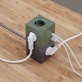 MicroConnect 3 way Schuko with Magnetic function, 2 USB C ports, 1 USB-A port, power cube with 1,5m cable, Dark Grey MicroConnect 3 way Schuko with Magnetic function, 2 USB C ports, 1 USB-A port, power cube with 1,5m cable, Dark Grey