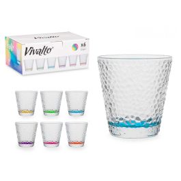 Vaso Vidrio Lagrima Transp Color 310 Ml Vivalto 9CM (36 Unidades) Precio: 39.49999988. SKU: B19W3CKNEZ