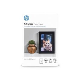 HP Papel fotograifco satinado avanzado 250g/m2, 10x15cm, sin bordes, 100 hojas