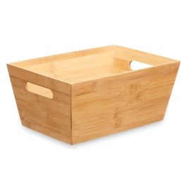 Caja de Bambú Multiuso con Asas Kinvara 25x12x15 cm - Natural (12 Unidades) Caja de Bambú Multiuso con Asas Kinvara 25x12x15 cm - Natural (12 Unidades)