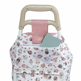 Carro de Compra Decuevas Sweet Bolsillo trasero con cremallera 36 x 30 x 66 cm