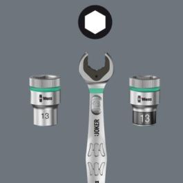 Wera Set de Llaves Combinadas Joker 11 piezas (8, 10, 11, 12, 13, 14, 15, 16, 17, 18, 19 mm) de Acero Inoxidable