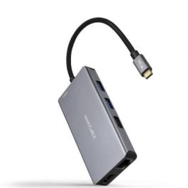 Docking Tipo-C Nanocable 10.16.1009/ 3xUSB/ 2xHDMI 4K/ 1xRJ45/ 1xLector tarjetas/ 1xUSB Tipo-C PD/ Gris Precio: 34.68999941. SKU: B143X8TGND