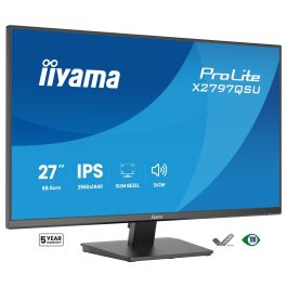 iiyama ProLite X2797QSU-B1 Monitor Gaming 27" QHD 2560x1440 IPS, 75Hz, 1ms, AMD FreeSync, Altavoces, USB-C, HDMI, DisplayPort, Negro