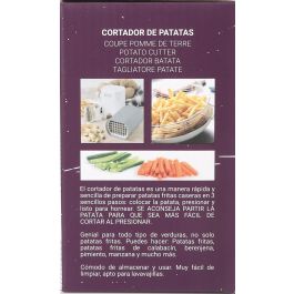 Quttin Cortador de Patatas 10.4 cm Largo x 9.2 cm Ancho x 15.3 cm Alto