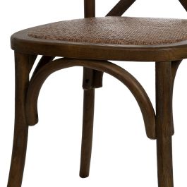 Silla Aspas Marrón Madera 50 X 56 X 87 cm